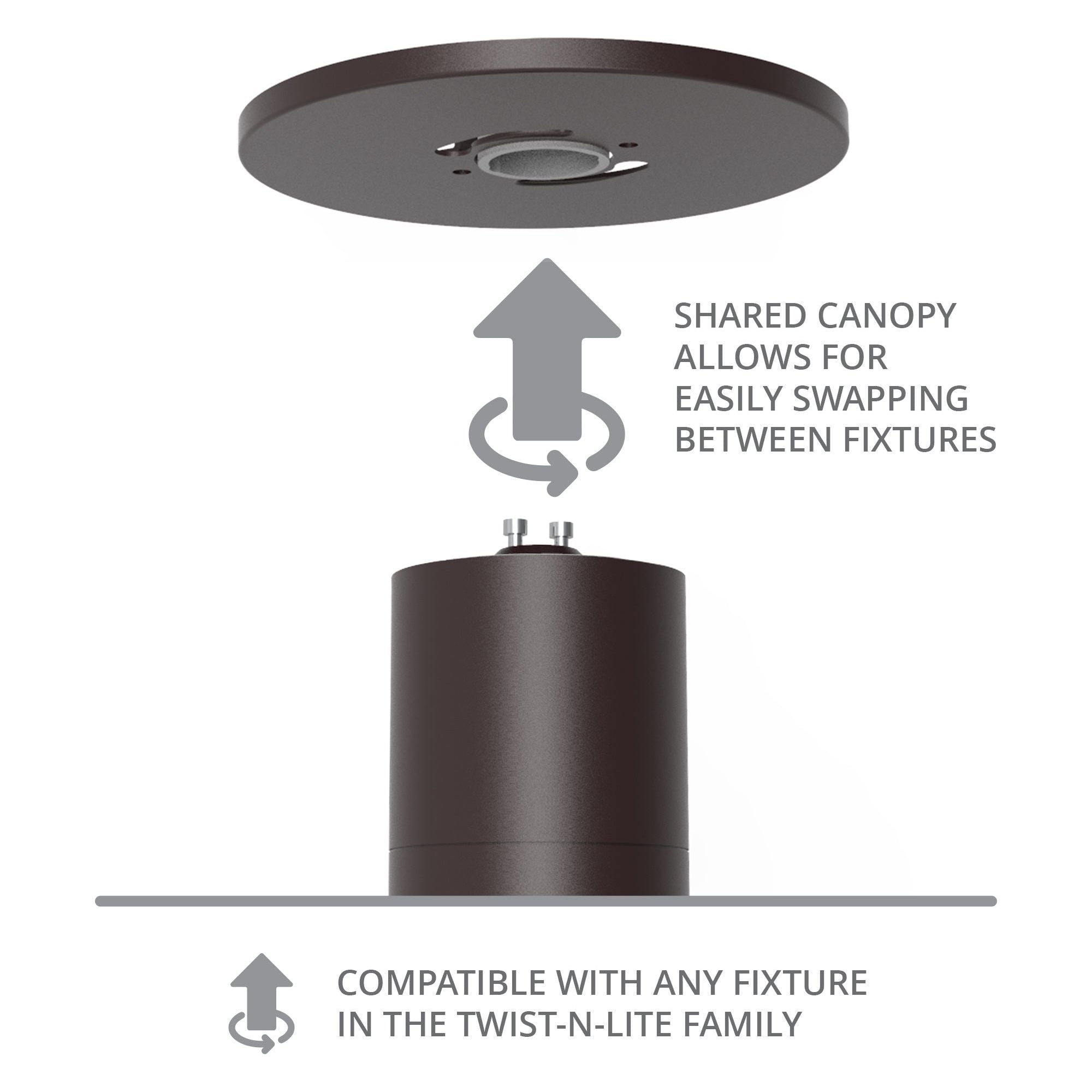 Twist-N-Lite LED 9" Flush Mount