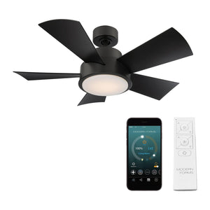 Vox Indoor/Outdoor 5-Blade 38" Smart Ceiling Fan with LED Light Kit and Remote Control