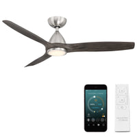 Skylark Indoor/Outdoor 3-Blade 54" LED Smart Ceiling Fan