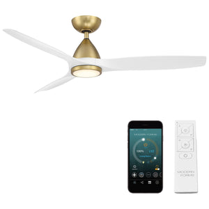 Skylark Indoor/Outdoor 3-Blade 54" LED Smart Ceiling Fan