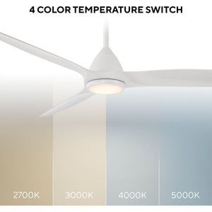 Skylark Indoor/Outdoor 3-Blade 62" LED Smart Ceiling Fan