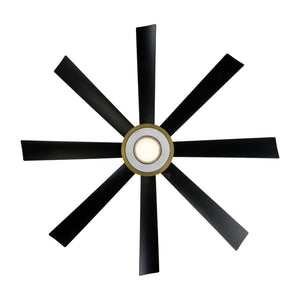 Aura Indoor/Outdoor 8-Blade 60" LED Smart Ceiling Fan