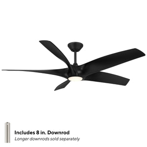 Zephyr Indoor/Outdoor 5-Blade 62" LED Smart Ceiling Fan