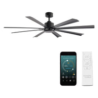 Size Matters Indoor/Outdoor 8-Blade 65" Smart Ceiling Fan