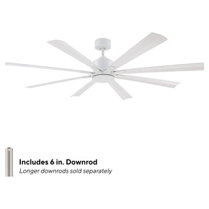 Size Matters Indoor/Outdoor 8-Blade 65" Smart Ceiling Fan