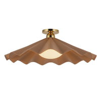 Furrow 25" Semi-Flush Mount