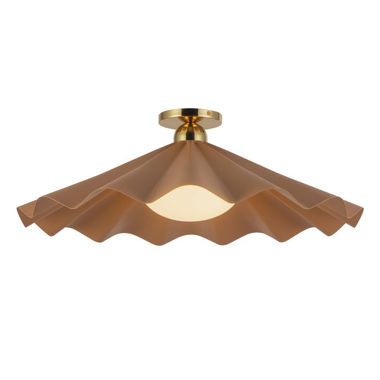 Furrow 25" Semi-Flush Mount