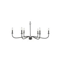 Abells Six Light Chandelier