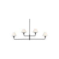 Mendota Four Light Linear Chandelier