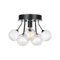 Bronzeville One Light Semi-Flush Mount