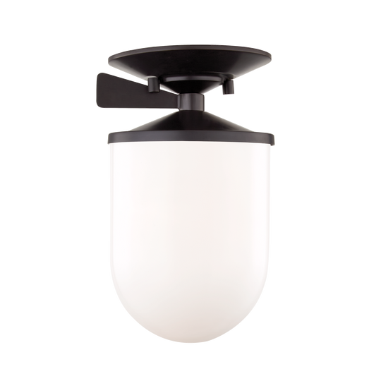 Audrey 1-Light Small Semi Flush Mount