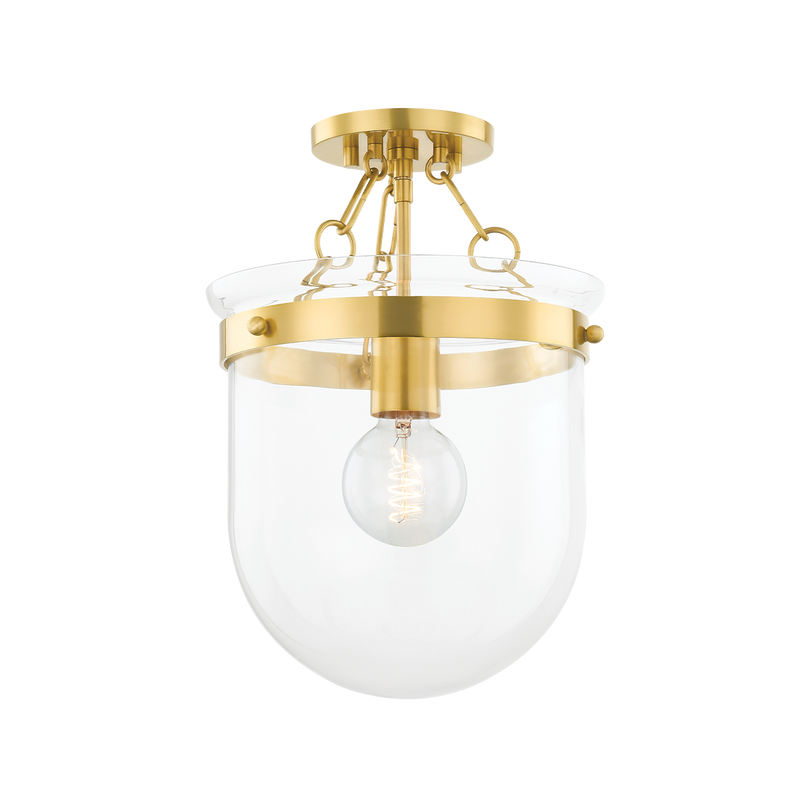 Dunbar 1-Light Semi Flush