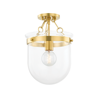 Dunbar 1-Light Semi Flush