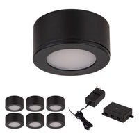Mini Puck 24VACDC LED Puck Light Kit (6 Pack)
