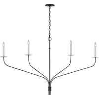 Belfair Grande Four Light Linear Chandelier