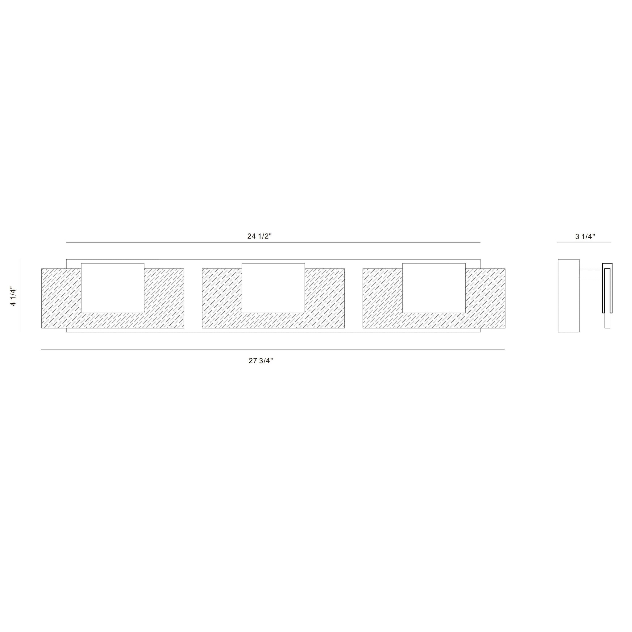 Kasha 3-Light Vanity