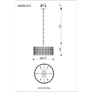 Perrene 6-Light Chandelier