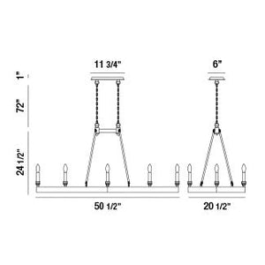 Leyton 8-Light Chandelier