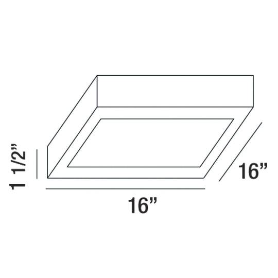 Avon 1-Light Flush Mount