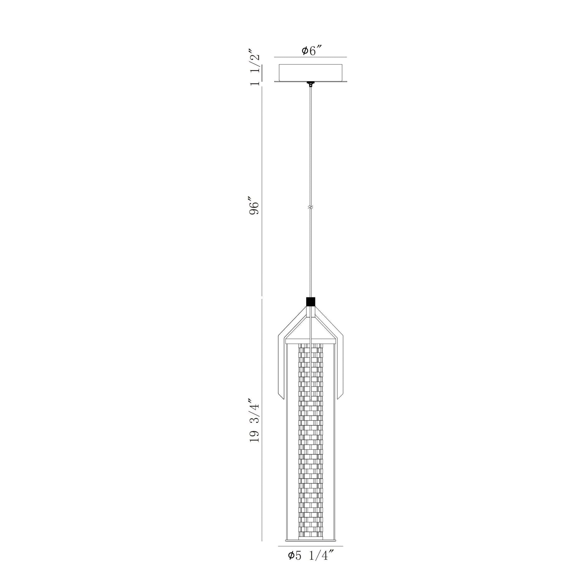 Espada 1-Light Chandelier