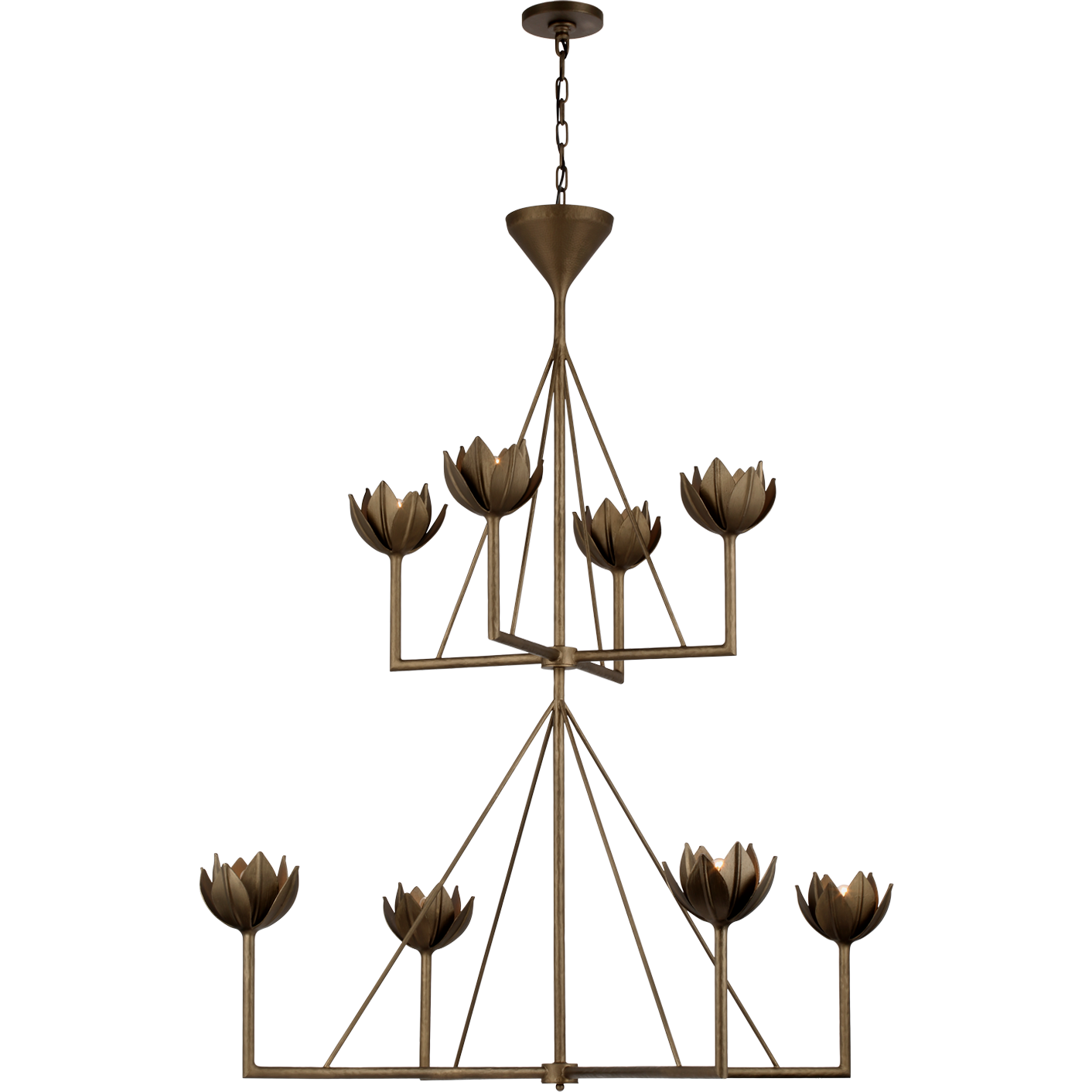 Alberto Large Two Tier Chandelier