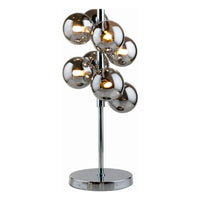 8-Light Glass Balls Table Lamp