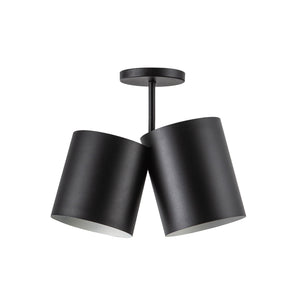 Keiko 2-Light 14" Semi Flush Mount