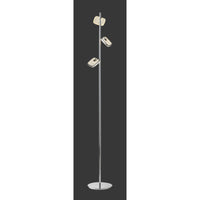 3-Light Adjustable Head Table Lamp Chrome