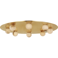 Pertica 30" Eight Light Flush Mount