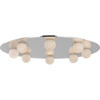 Pertica 30" Eight Light Flush Mount