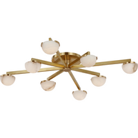 Pedra Large Staggered Arm Flush Mount