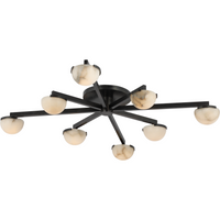 Pedra Large Staggered Arm Flush Mount