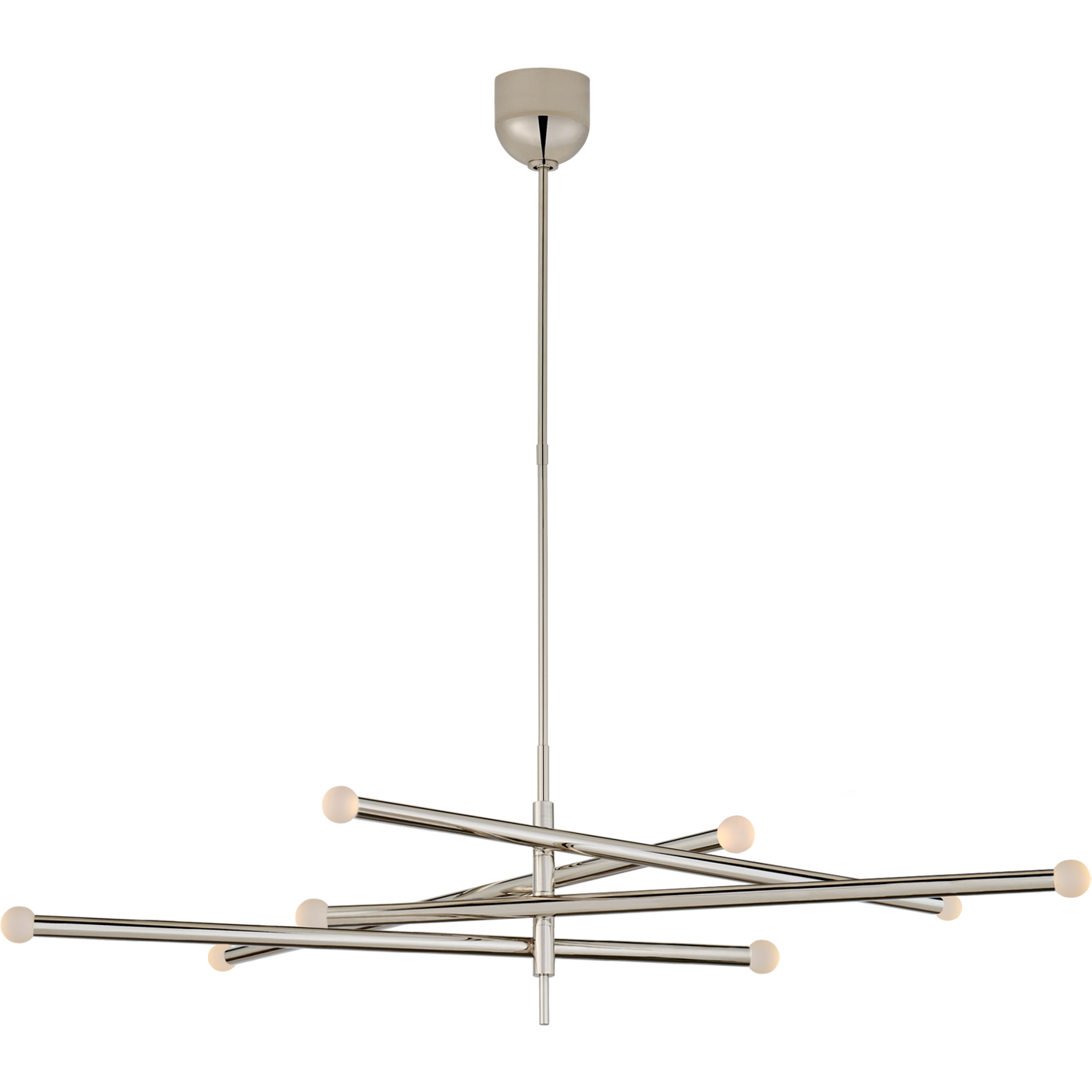 Rousseau Grande Eight Light Articulating Orb Chandelier