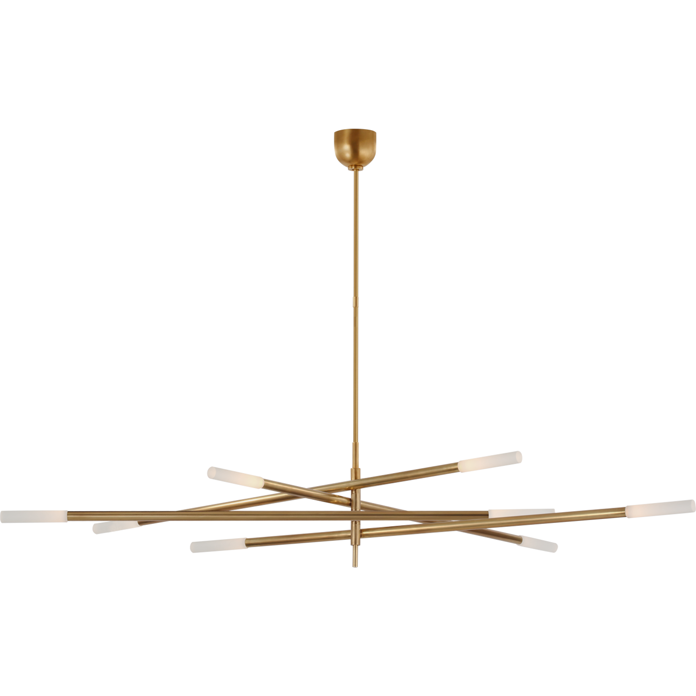 Rousseau Oversized Eight Light Articulating Chandelier