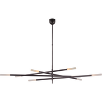 Rousseau Oversized Eight Light Articulating Chandelier