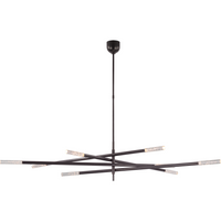 Rousseau Oversized Eight Light Articulating Chandelier