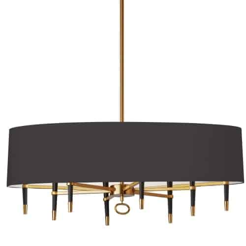 Langford 8-Light Horizontal Chandelier (with Shade)