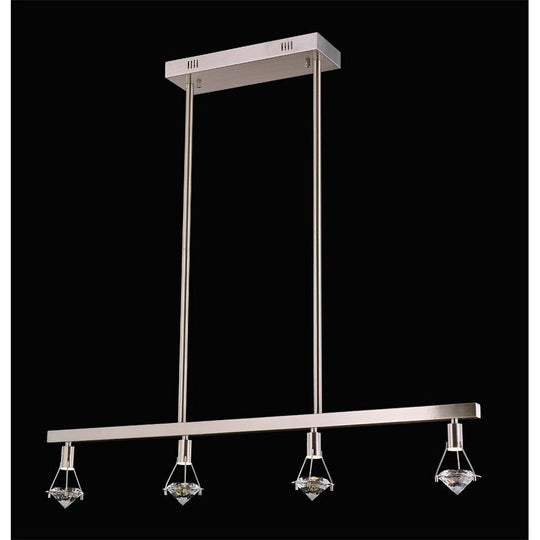 Rock Crystal 4-Light Pendant