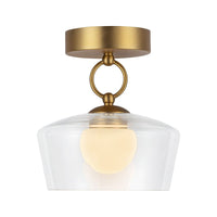 Leota 8" LED Semi-Flush Mount