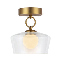 Leota 8" LED Semi-Flush Mount