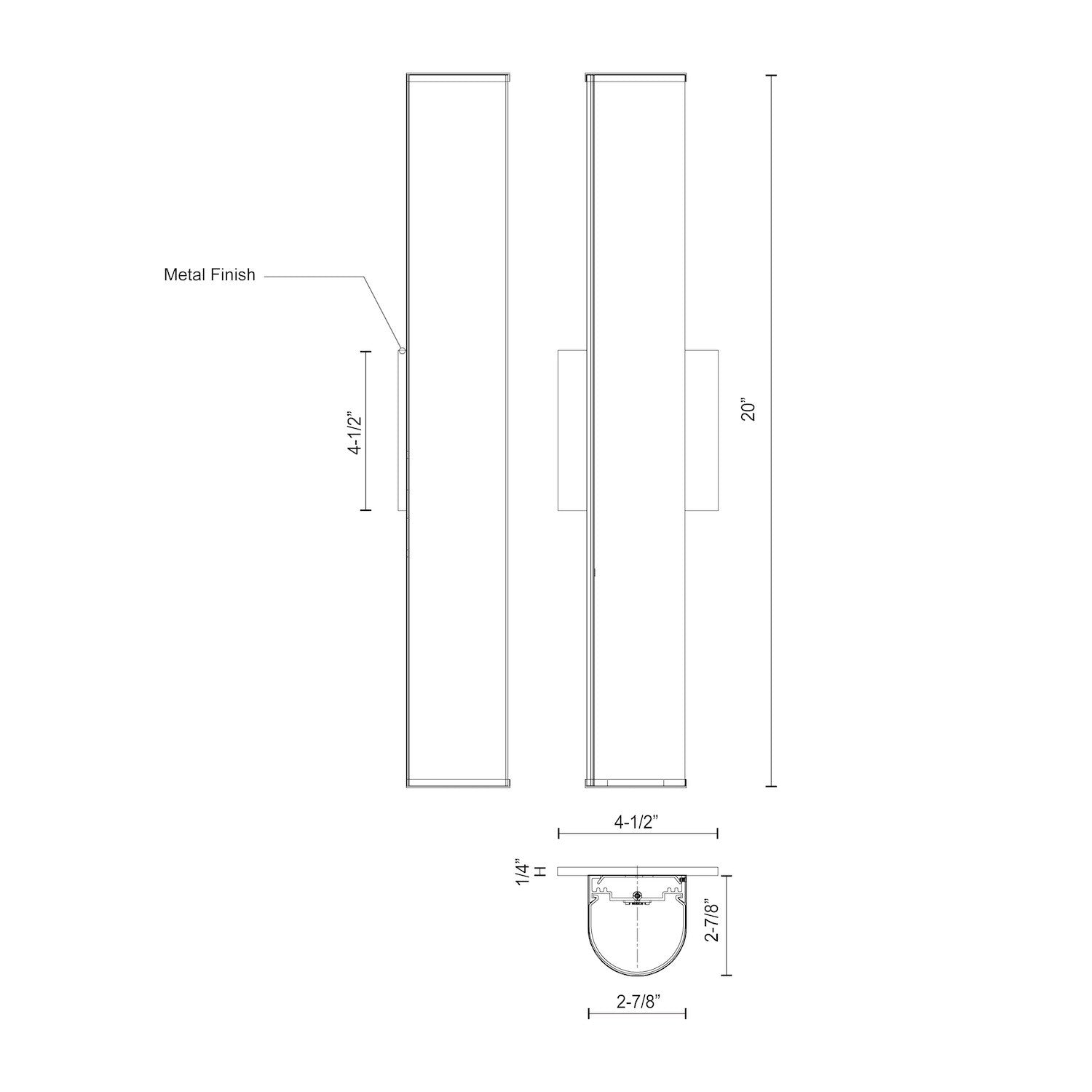 Longitude 19W LED Vanity