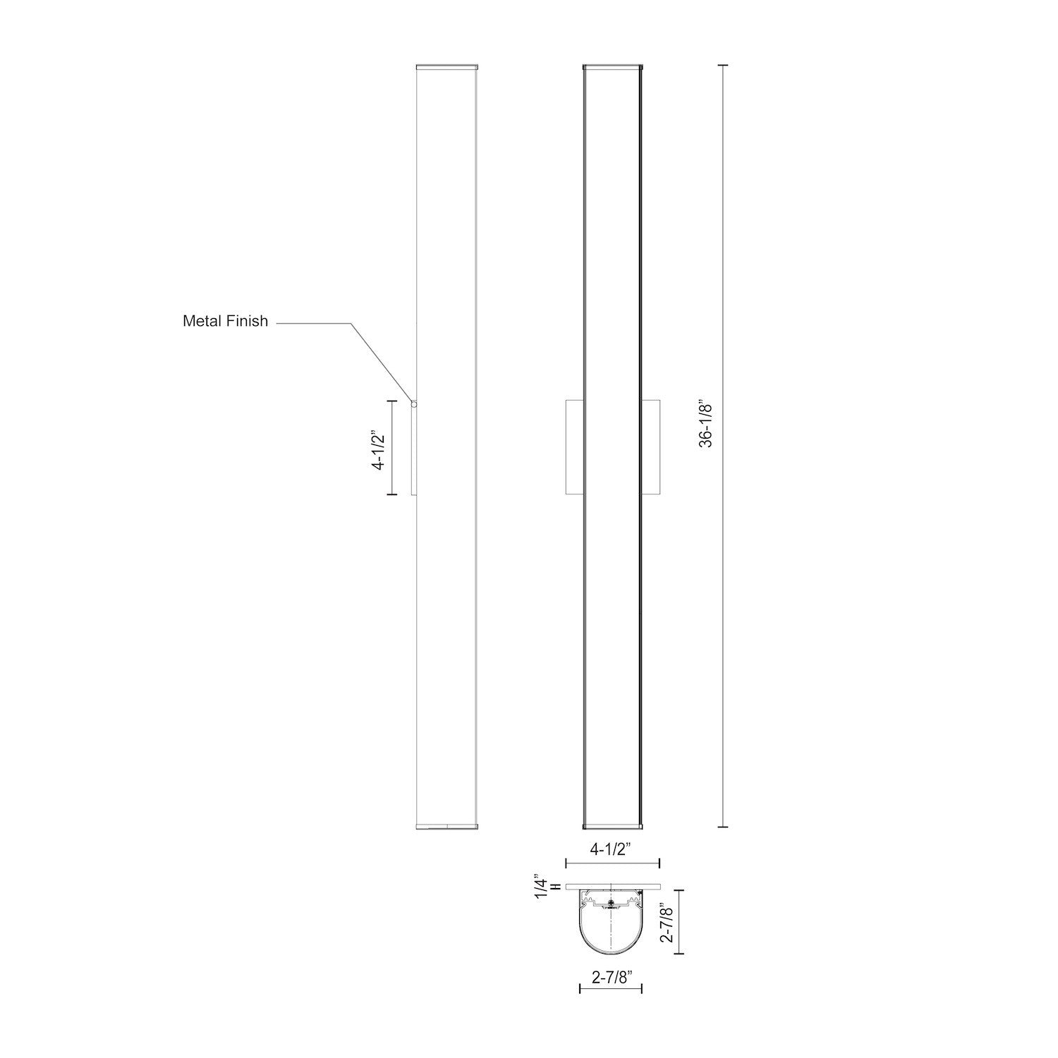 Longitude 40W LED Vanity