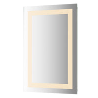 24"Wx36"H 5CCT Perimeter Frontlit LED Mirror