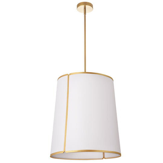 Notched Drum 3-Light Pendant