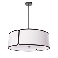 Notched Drum 4-Light Pendant
