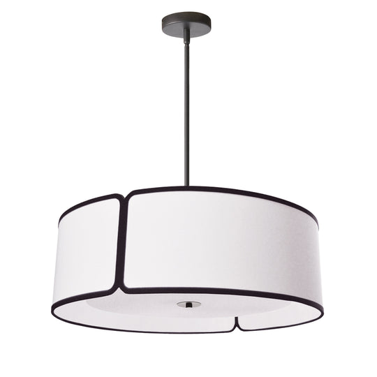Notched Drum 4-Light Pendant