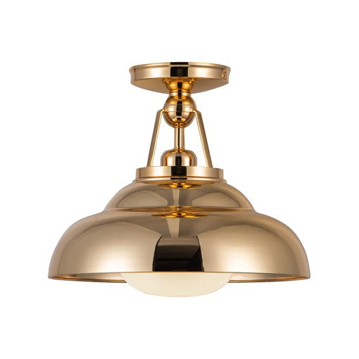 Palmetto 1-Light 12" Semi Flush Mount