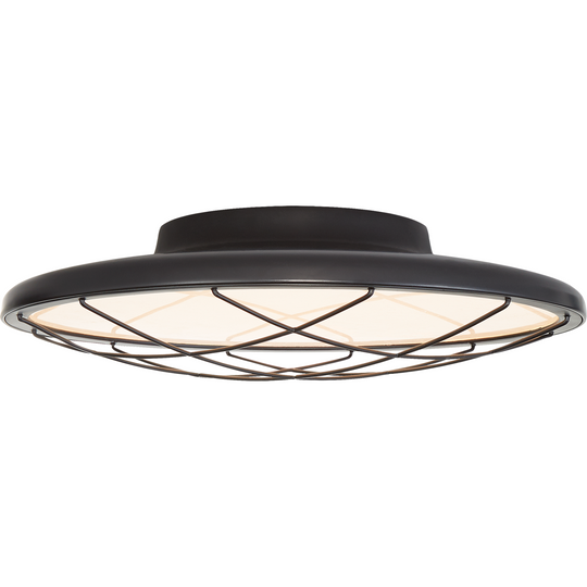 Dot 13" Caged Flush Mount