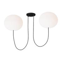 Helium Large 2-Light Chandelier
