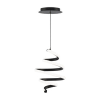 Whirl 8" LED Pendant